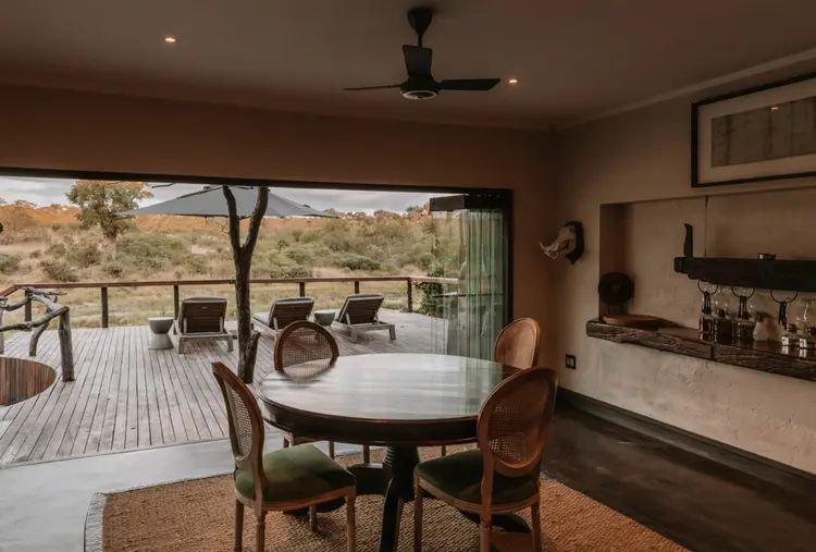 inside dining area at the Main Jock Lodge